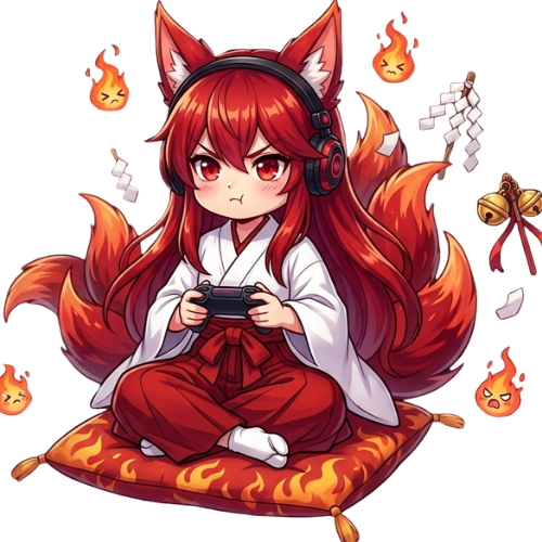 Ninjutsu Gaming Kitsune Mascot