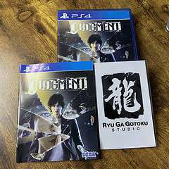 Judgment PS4 versione italiana completa collezione