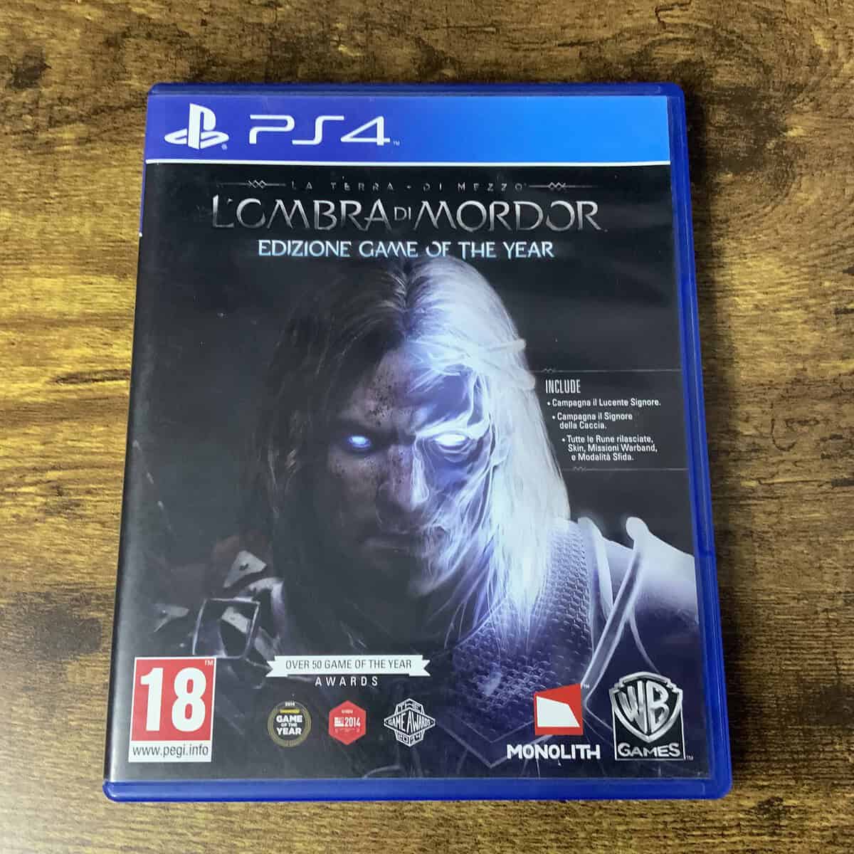 Terra di mezzo ombra di Mordor PS4 in Italiano